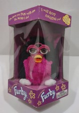 Vintage Electronic 1999 Juicy Grape Furby NIB Hard To Find