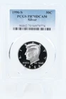 1996-S PCGS PR70DCAM Silver Kennedy Half Dollar Proof 50C