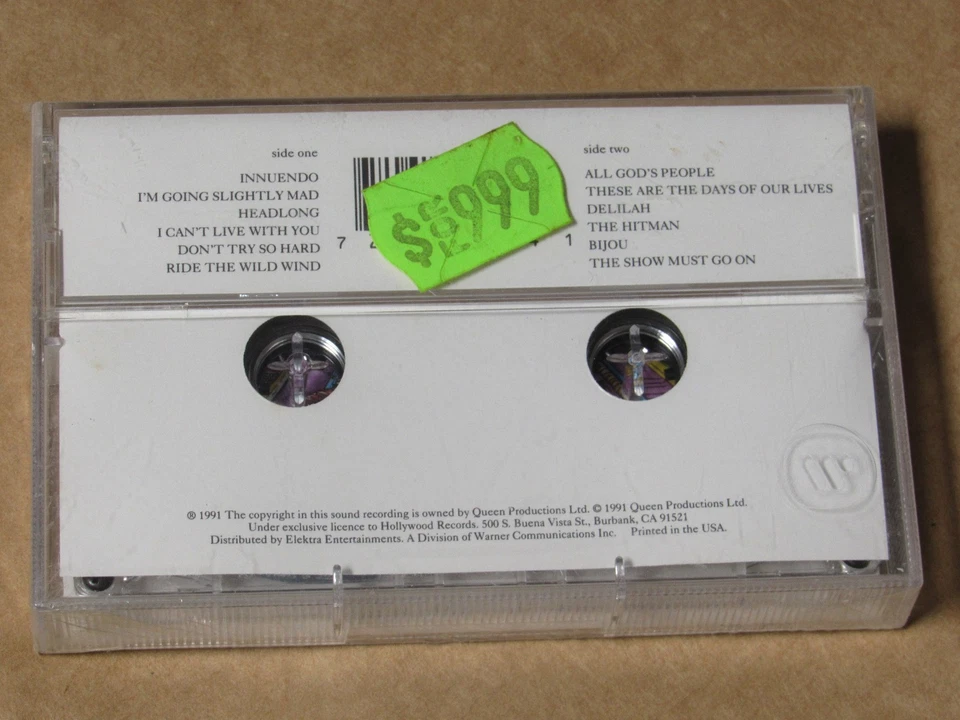 QUEEN Innuendo NEW/SEALED Cassette Tape 1991 Freddie Mercury final Album + FREE - Image 2 of 4