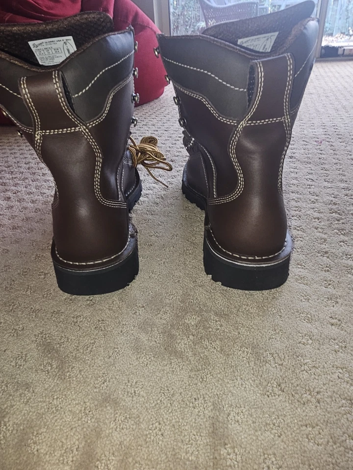 Nuevo Con Caja BOTAS DE TRABAJO DANNER® CANTERA EE. UU. 8" MARRÓN IMPERMEABLES 17305 - 10.5 D Foto 4 de 4