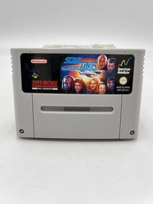 Super Nintendo SNES Spiel Star Trek The Next Generation Getestet Retro
