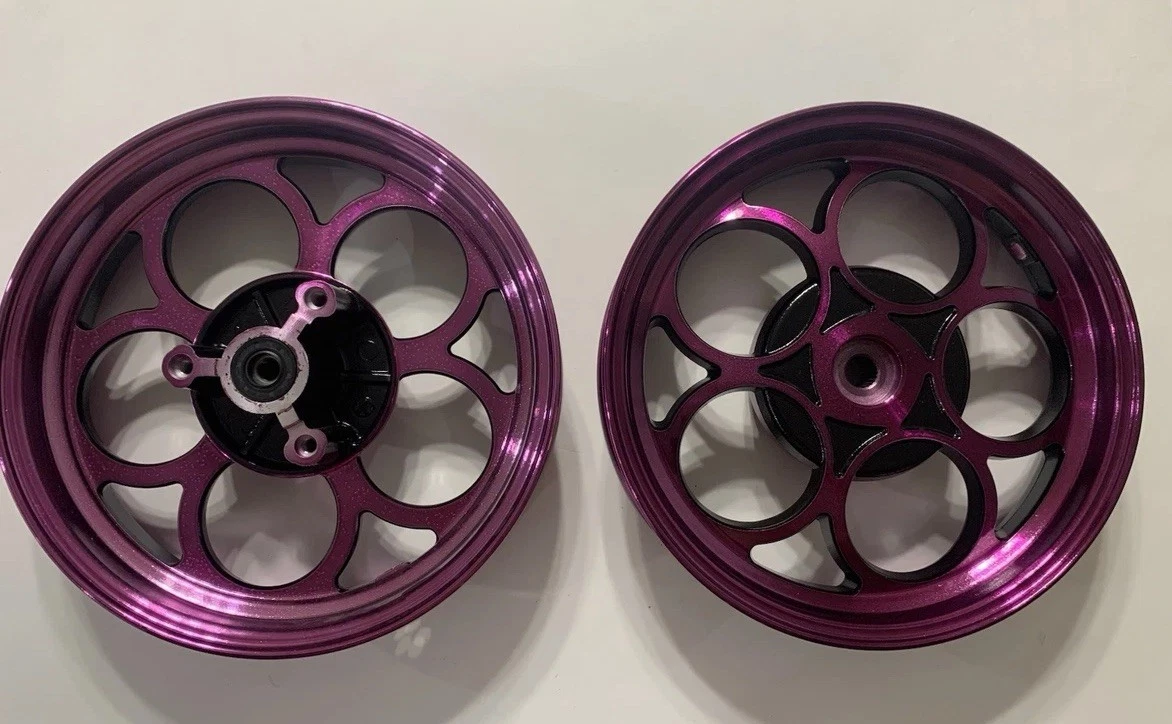 紫色摩托车车轮和轮辋| eBay