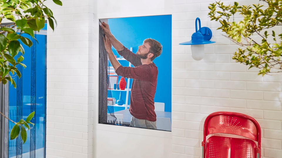 Tesa Zanzariera Attacca & Stacca Per Finestre - 130x150 Cm, Rete Regolabile, Bianco, Facile Montaggio - Foto 8