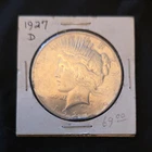 1927 D Peace Dollar Silver $1 Coin Denver Mint Uncertified US Collectible
