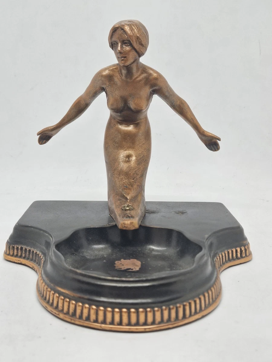 1970年代 裸婦像 iron鋳鉄製オブジェ 一対 アールデコ FRANKART 1970年代 裸婦像 iron鋳鉄製オブジェ 一対 アールデコ FRANKART SD_13.jpg