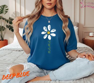 Daisy Mama Shirt,Mother's Day Gift,Minimalist Flower T-Shirt for Mom,Women,Girl