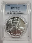 1989 American Silver Eagle PCGS MS69