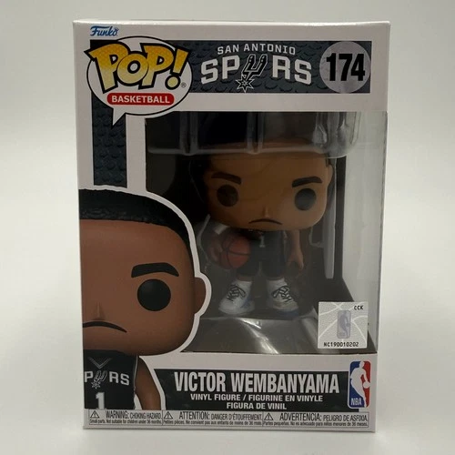 FUNKO POP! VICTOR WEMBANYAMA #174 SAN ANTONIO SPURS NBA VINYL FIGURE-BOX DAMAGED