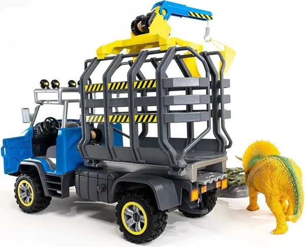 Schleich Dinosaurier Truck Dino Truck Mit Triceratops 42565 - Neu Ovp-image