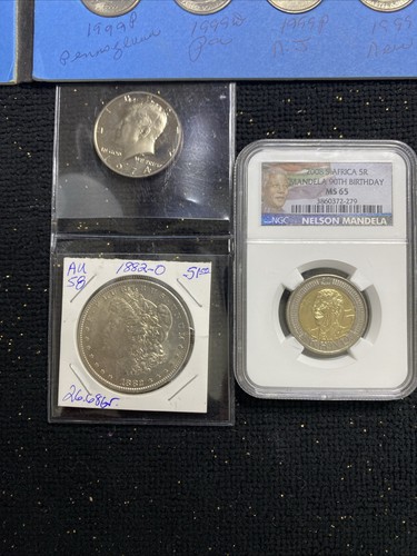 W.V. PDS Quarter Rolls, 1988 Quarter#4,1882-O Morgan Dollar, 1976Eisenhower Set. - Picture 3 of 7