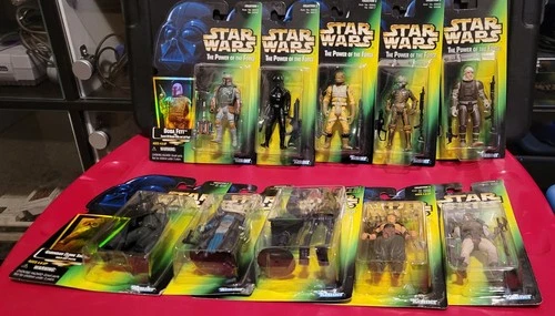 LOT of 10 - Star Wars Power of the Force Action Figure 1996 Kenner SEALED & NEW!