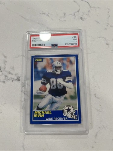 1989 Score - Michael Irvin #18 (RC)