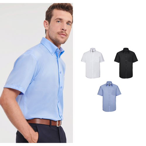 Camicia Russell Europe manica corta ultimate non ferro 0R957M0 - Foto 1 di 19
