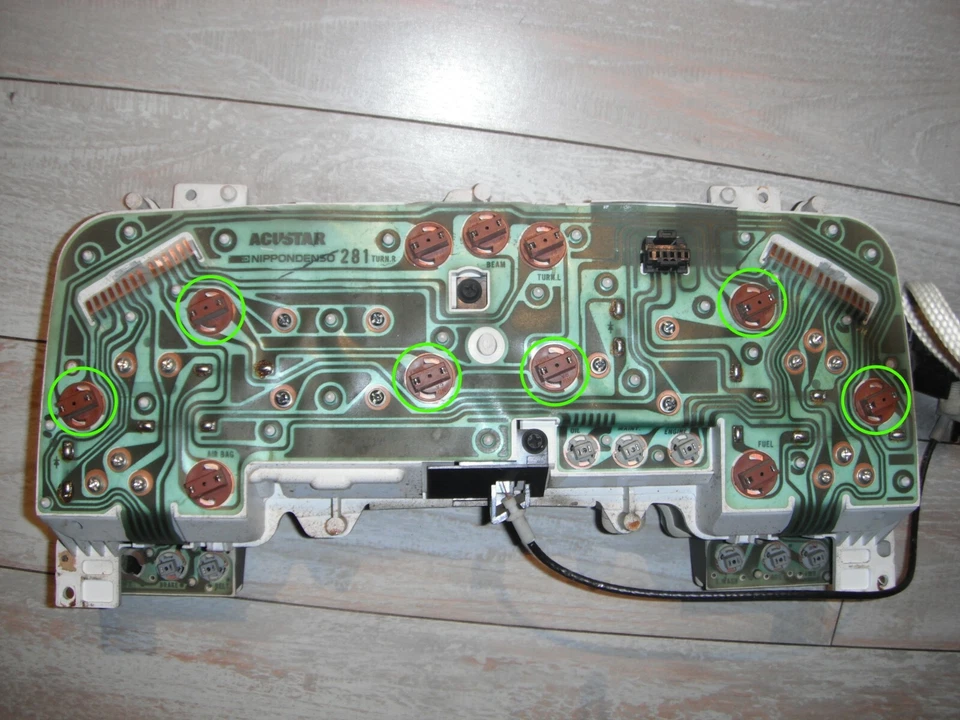 规格簇 LED 仪表板灯泡 冰蓝色 适用于 1994 年 1997 年道奇 Ram 1500 2500 — 第 2/2 张图片