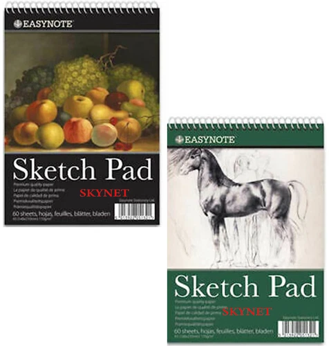 EASYNOTE PREMIUM QUALITY A5 Artists Sketch Pad 170GSM PAPER Drawing Book 60sheet