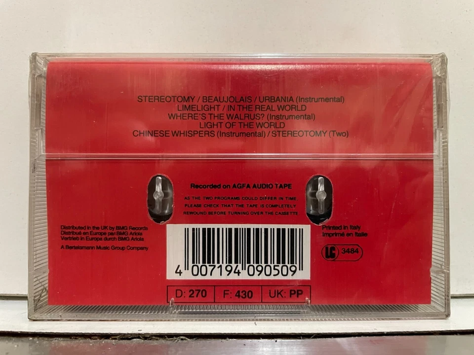 Alan Parsons Project - Stereotomy; cassette album [sigillato] - Immagine 2 di 3