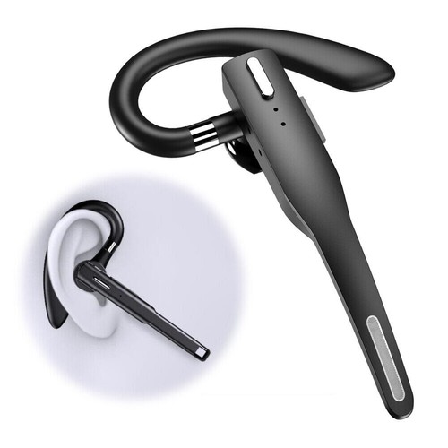 Wireless Bluetooth Earpiece with Mic Noise Canceling for Business Office Driving - Bild 1 von 11