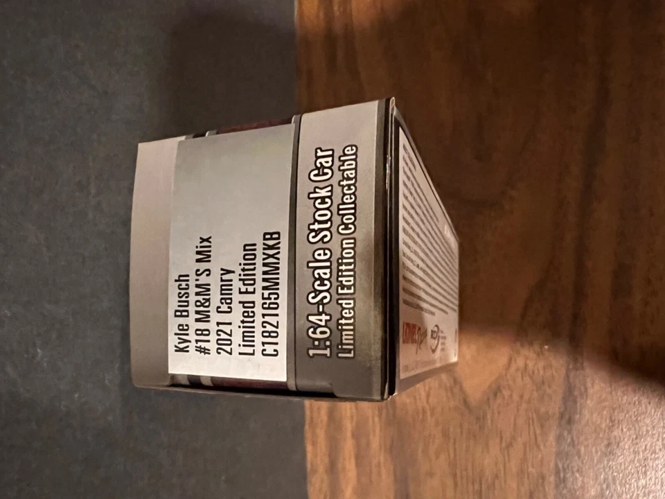 Kyle Busch 2021 #18 M&M's Mix Gibbs Toyota Camry 1/64 NASCAR - Image 3 of 3