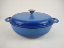 Blue Enameled Cast Iron 5qt. Braiser