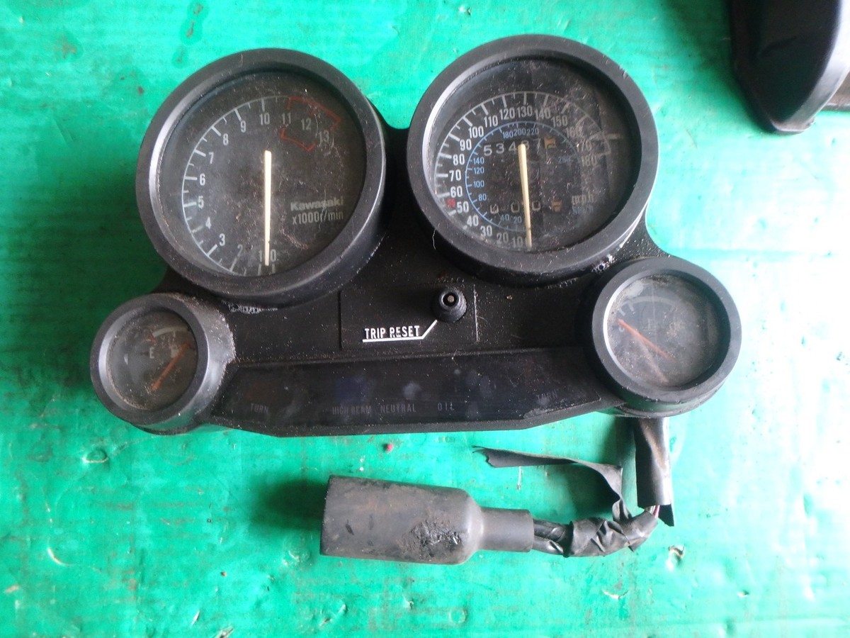 その他 m Kawasaki Ninja ZX 10 Off 1989 ZX 1000 speedometer gauge set | eBay