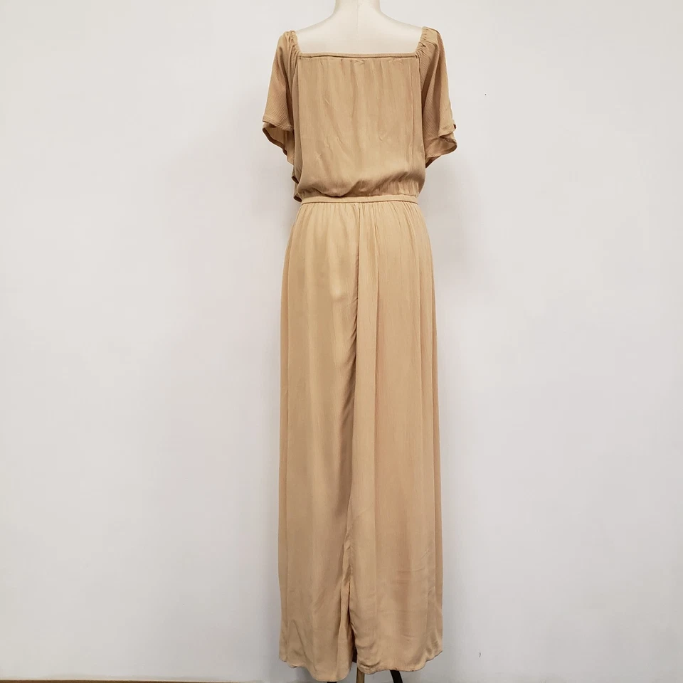 Vestido maxi Lane Bryant feminino crochê boho cottagecore tamanho 22 Petite Festival - Imagem 3 de 4