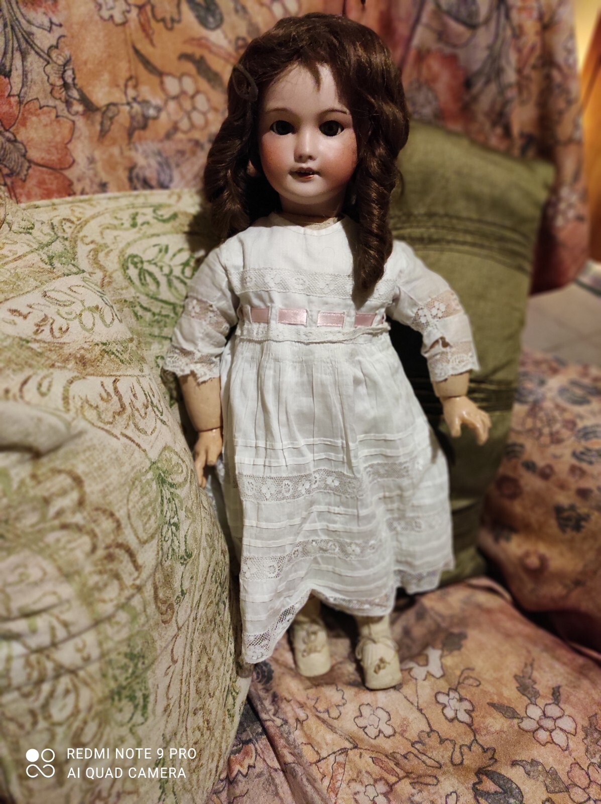 Bambola Antica Enorme Primi 900 – énorme Poupée Ancienne Début 1900, Occasion