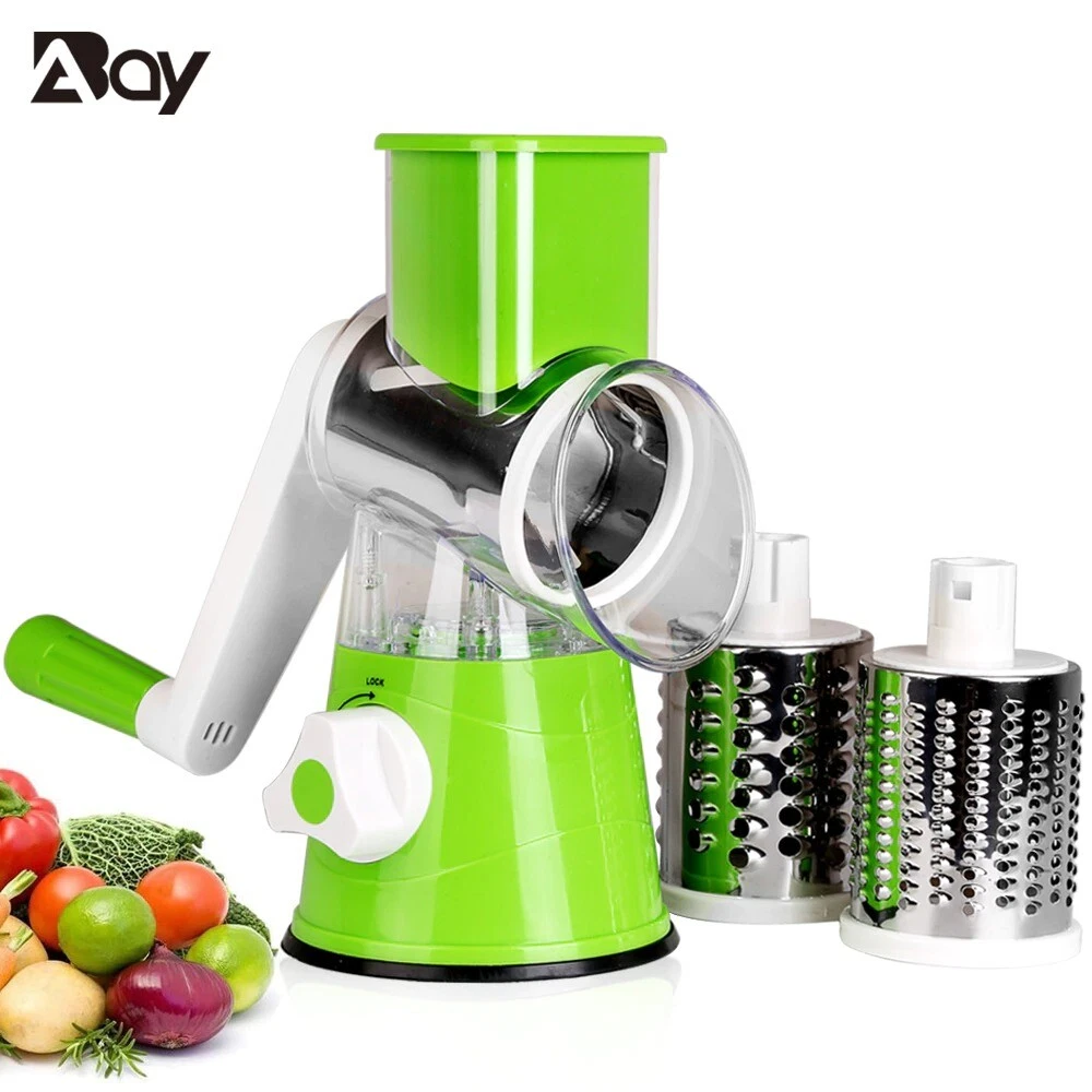 Kitchen Accessories Vegetable Chopper 3 in 1 Round Cutter Potato Spiralizer
