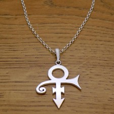 Solid 925 Sterling Silver Prince Symbol Roger...