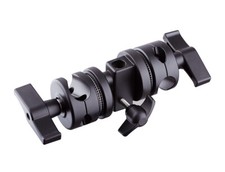 2.5" Double Grip Gobo Head with 5/8'' Receiver Spigot for C stand grip arm flag
