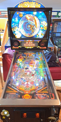 WILLIAMS PINBALL MACHINE  HURRICANE MANCAVE ARCADE ROOM  FREE SHIPPING