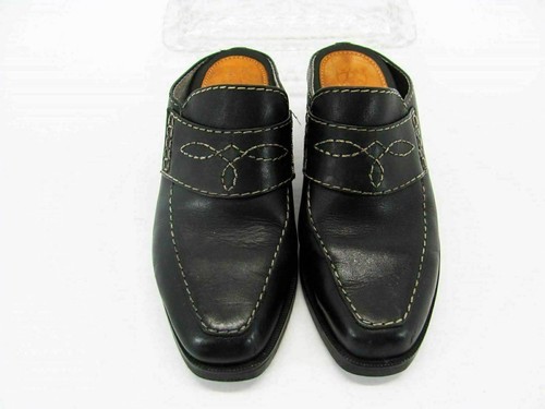 Ariat Womens Shoes Size 6M Black Leather Clog Pre Owned qp - Picture 4 of 12