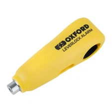 Oxford Motorcycle LeverLock Alarm Motorbike Handlebar Brake Clutch Lock Yellow