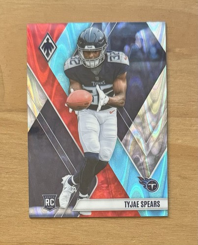 2023 Panini Phoenix - Tyjae Spears - Fire & Ice #129  /50 (RC)