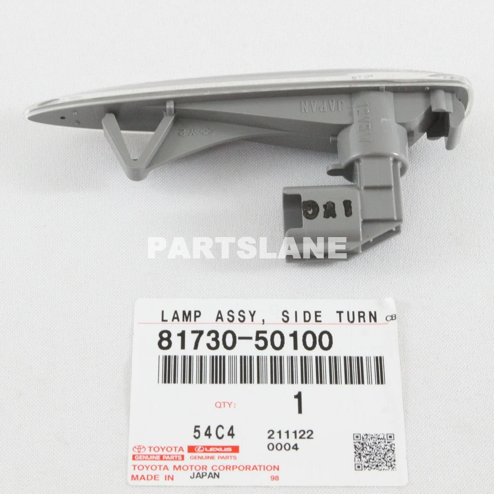 Lámpara de señal de giro lateral genuina Lexus LS460 LS600h 81730-50100 OEM Foto 2 de 2