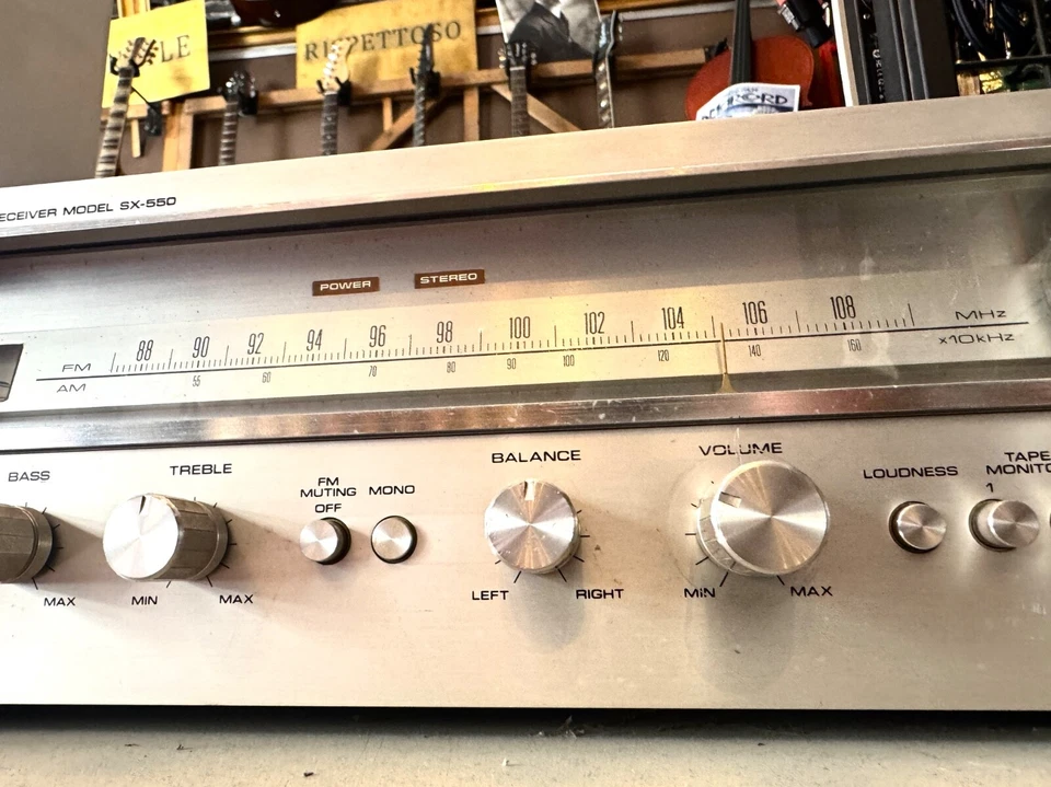 Pioneer SX-550 - Sinto Amplificatore Stereo AM/FM - Immagine 3 di 4