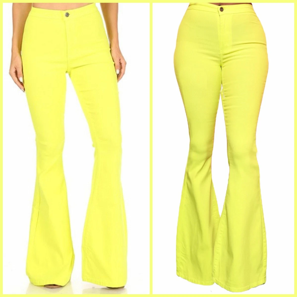 Neon bell hotsell bottom pants