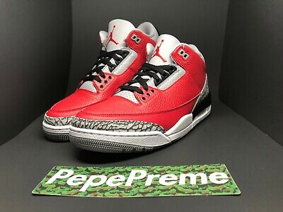 Nike Air Jordan 3 Retro Se Unite Fire Red Cement 8 9 Grey Black Ck5692 600 Ebay