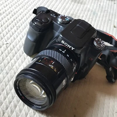 SONY / MINOLTA AF ZOOM 35/105 beercan + Sony alpha 100 - Photo 1/4