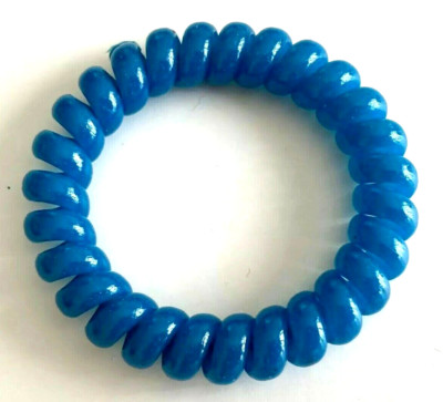 Bracelet En Plastique Bleu Avec Strass - Bijou Fantaisie Neuf Sans Emballage