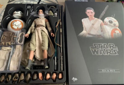 Hot Toys Star Wars The Force Awakens Rey & BB-8 1/6 Figure Movie 