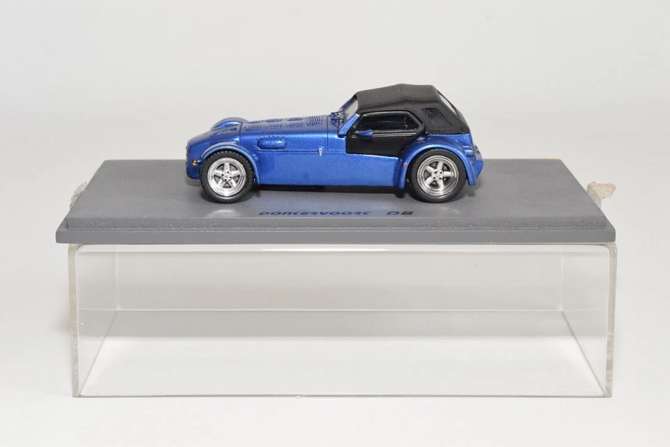 B20 1:43 SPARK REPLICARS REPDON01 DONKERVOORT D8 CLOSE METALLIC BLUE MIB - Photo 2/4