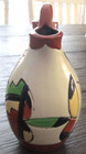 Native American Indian Raincloud Pottery Double Bud Vase Art — photo 4