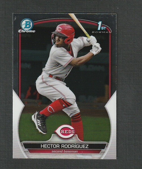 2023 Bowman Hector Rodriguez Chrome 1st Bowman #BCP-95 Cincinnati Reds