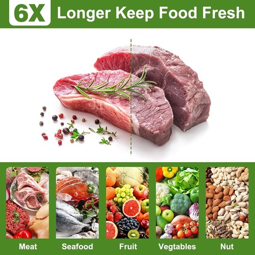 6"x10" 8"x12" 11"x16" Vacuum Sealer Bags Food Saver Sealing Machine Kitchen Bag - Picture 5 of 14