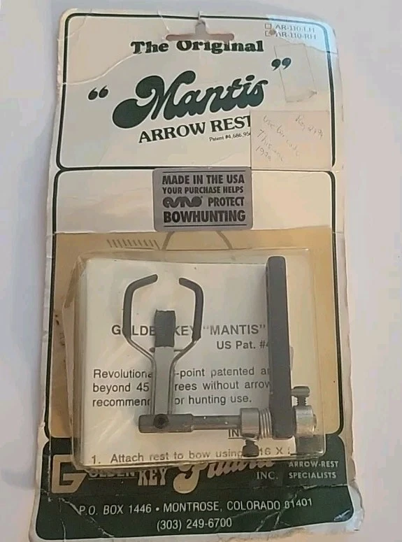 Arrow Rest “Mantis, Right hand, AR-110-RH,  Archery Hunting - Image 2 of 3