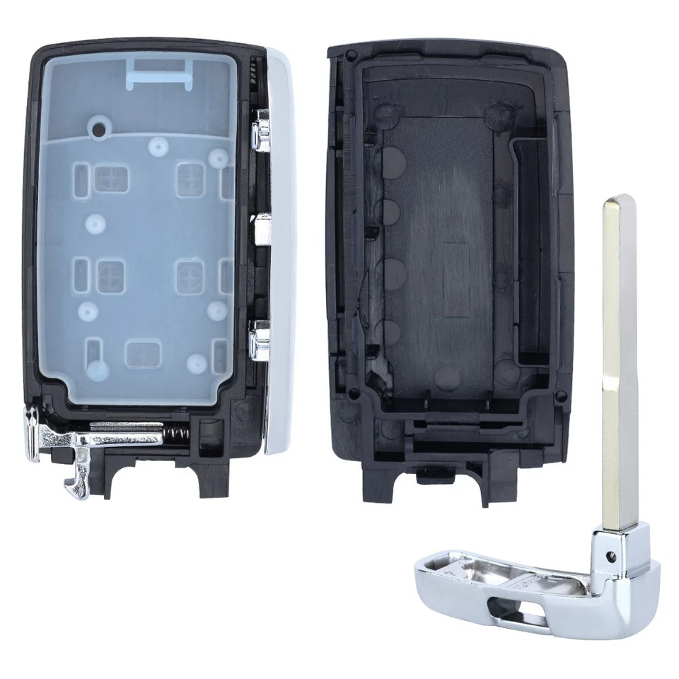 Repuesto sin llave mejorado para Jaguar Land Rover Smart Key Shell Case 5 botones Foto 2 de 4