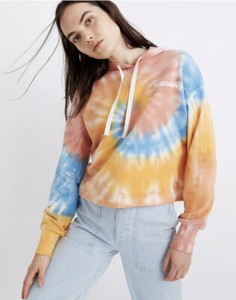 NWT madewell x free & easyÂ® tie-dye hoodie sweatshirt Sz Medium | eBay