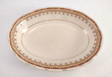Vintage Grindley England Creampetal Oval Serving Bowl Dish Dinner Collection