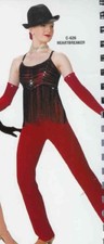 Dance Costume Tap Jazz Jumpsuit Skate Heartbreaker