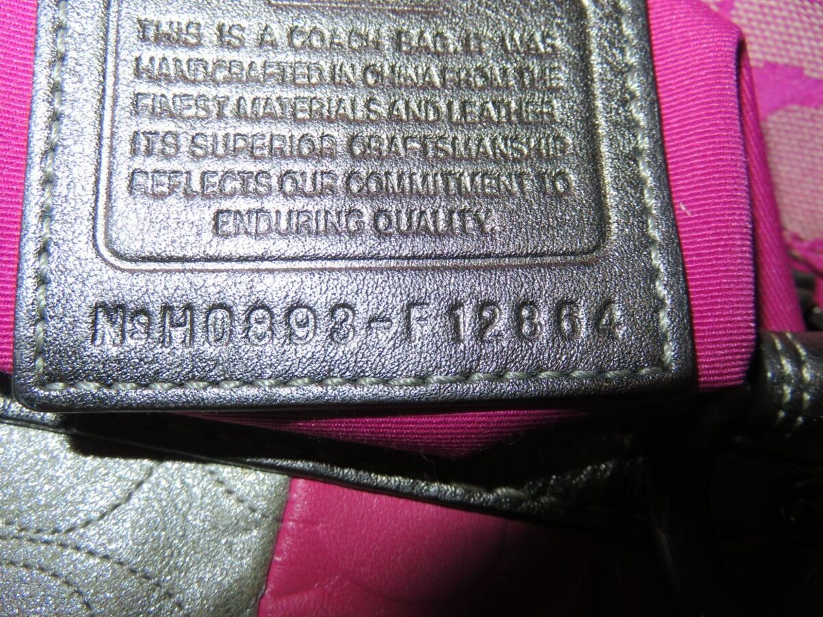 COACH 2008 Limited Holiday Edition Patchwork Pink & Metallic COACH 2008 Limited Holiday Edition Patchwork Pink & Metallic